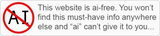 This website doesn't use any ai